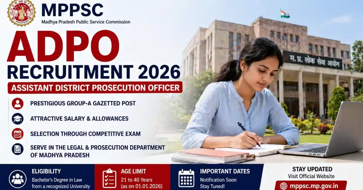 MPPSC ADPO Recruitment 2026 Apply Online