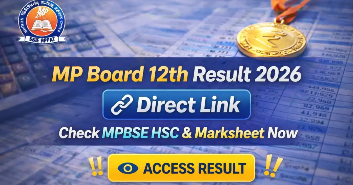 MP Board 12th Result 2026 – Check MPBSE HSSC Marksheet Online