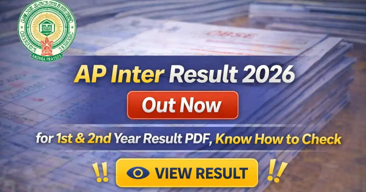 AP Inter Result 2026 – Check 1st & 2nd Year Result at bie.ap.gov.in