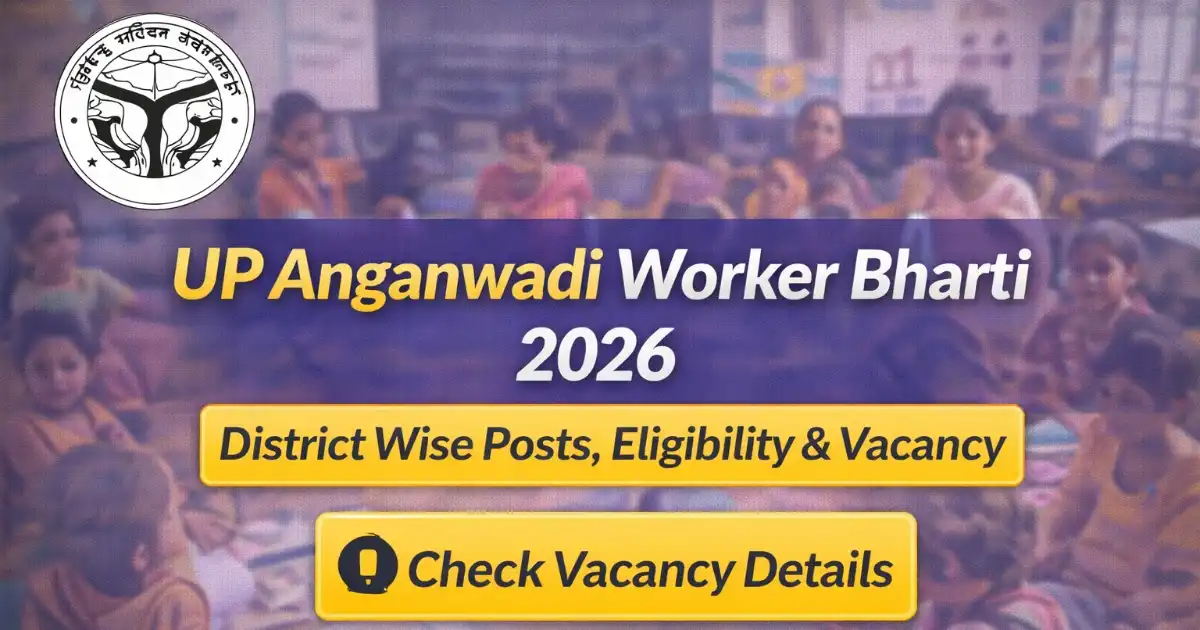 UP Anganwadi Worker Bharti 2026 – Apply Online for District Wise Posts