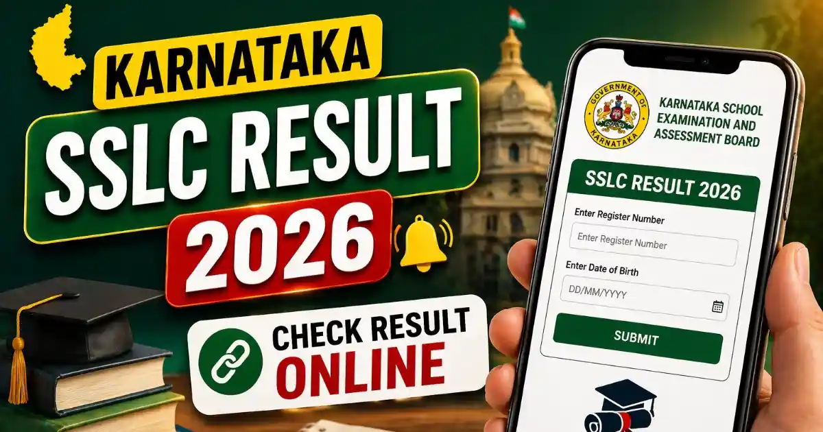 Karnataka SSLC Result 2026 – Check KSEAB Class 10th Result at karresults.nic.in