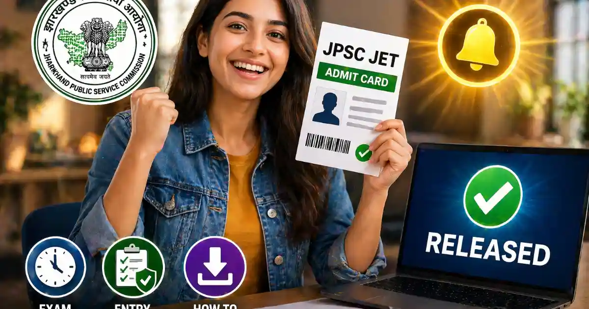 JPSC JET Exam Day Checklist 2026 – Documents & Entry Rules